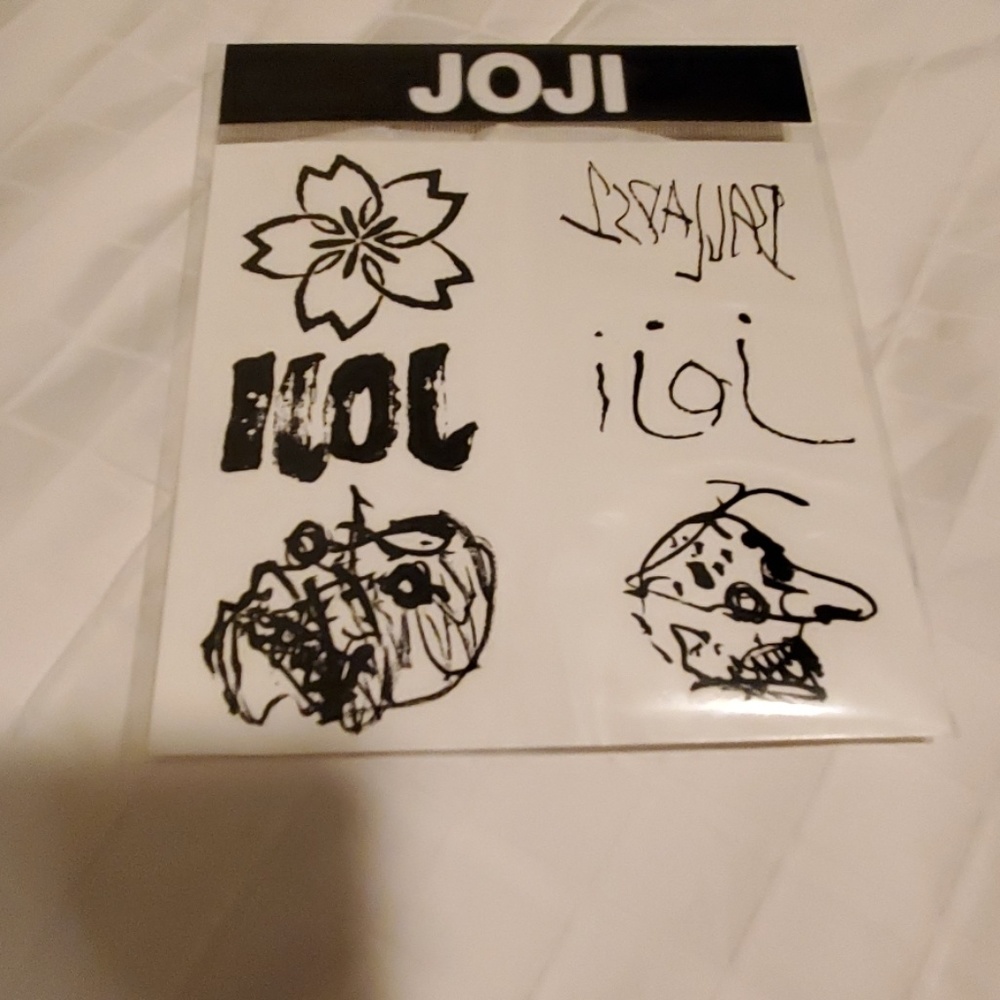 Joji temporary tattoos